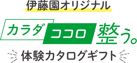 伊藤園オリジナル　カラダココロ整う。体験カタログギフト