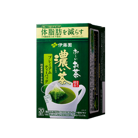 お～いお茶 濃い茶 プレミアムティーバッグ