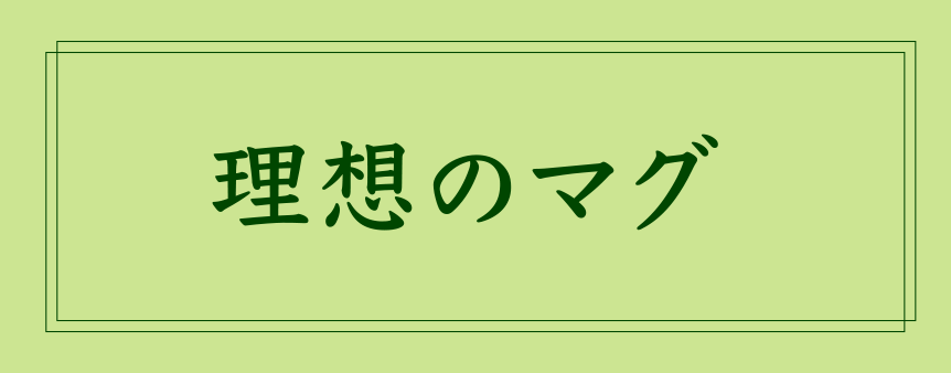 理想のマグ