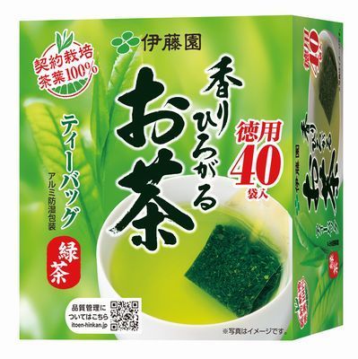 香りひろがるお茶 緑茶 ティーバッグ 40袋