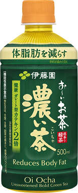 お～いお茶 濃い茶 電子レンジ対応 ホットPET 500ml