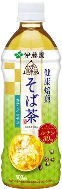 伝承の健康茶 健康焙煎 そば茶 PET 500ml