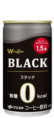 Ｗ coffee ブラック 缶 165g