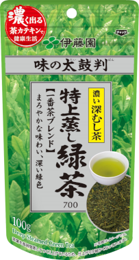 味の太鼓判 特上蒸し緑茶700 100g