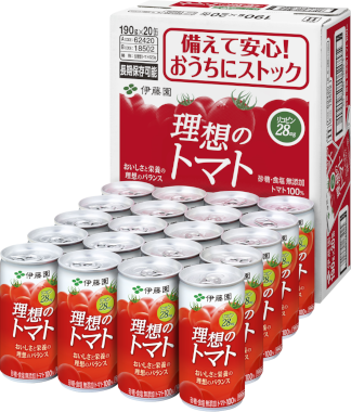 理想のトマト 缶 190g（20本入りケース販売品）
