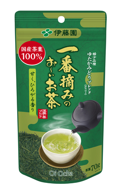 一番摘みのお～いお茶 ゆたかみどりブレンド 70g