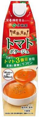 トマトポタージュ 紙パック 1000ml 屋根型キャップ付容器