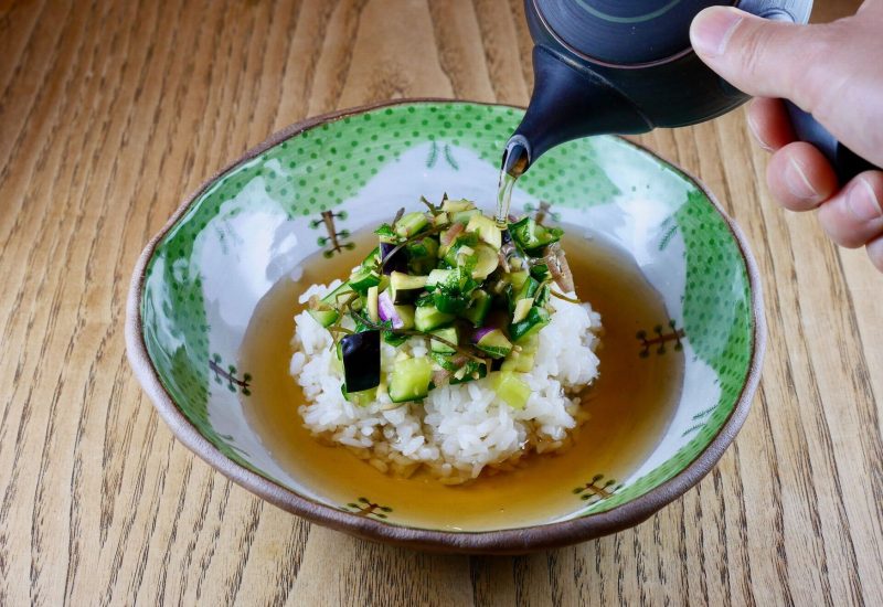 山形の「だし」冷やし麦茶漬け