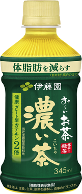 お～いお茶 濃い茶 電子レンジ対応 ホットPET 345ml