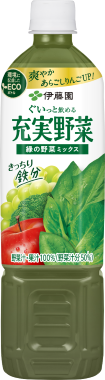 充実野菜 緑の野菜ミックス PET 740g