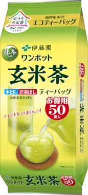 ワンポットエコティーバッグ 抹茶入り玄米茶 50袋