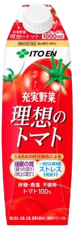 理想のトマト 紙パック 1000ml 屋根型キャップ付容器