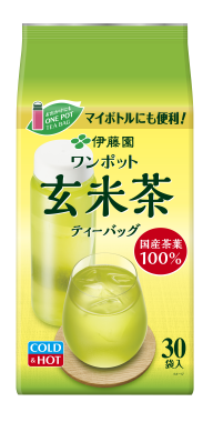 ワンポットエコティーバッグ 玄米茶