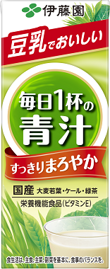 毎日1杯の青汁 まろやか豆乳ミックス 紙パック 200ml