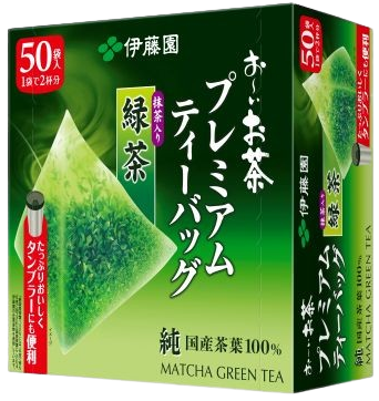 お~いお茶 プレミアムティーバッグ 宇治抹茶入り緑茶 50袋