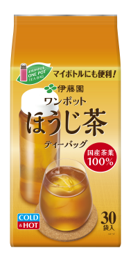 ワンポットエコティーバッグ ほうじ茶