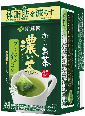 お～いお茶 プレミアムティーバッグ 濃い茶