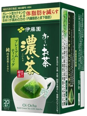 お～いお茶 プレミアムティーバッグ 濃い茶