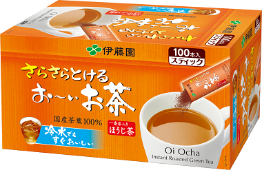 さらさらとける お～いお茶 ほうじ茶 100本入