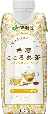 台湾こころ美茶 キャップ付き紙パック 330ml