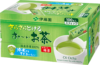 さらさらとける お～いお茶 抹茶入り緑茶 100本入