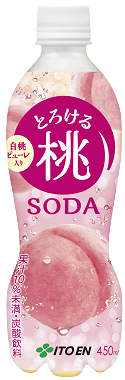 とろける桃SODA PET 450ml