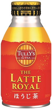 TULLY’S &TEA THE LATTE ROYAL ほうじ茶 ボトル缶 260ml