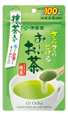 さらさらとける お～いお茶 抹茶入り緑茶 80g