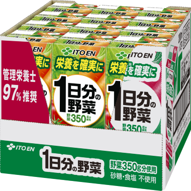 1日分の野菜 紙パック 200ml(12本入りハーフケース)