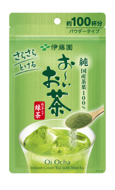 さらさらとける お～いお茶 抹茶入り緑茶 80g