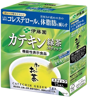 お～いお茶 カテキン緑茶 スティック12g（0.8g✕15本）