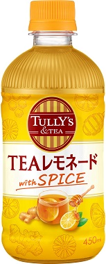 TULLY’S＆TEA TEAレモネードwithSPICE PET 450ml