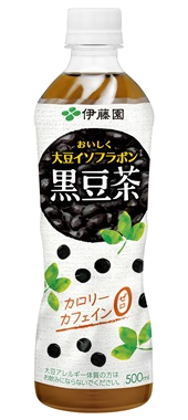 おいしく大豆イソフラボン黒豆茶 PET 500ml