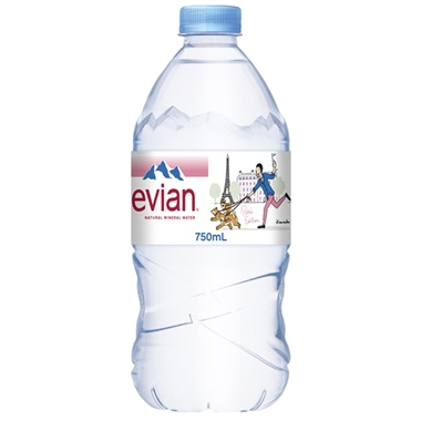 エビアン パリラベル PET 750ml