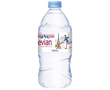 エビアン パリラベル PET 750ml