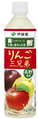 ニッポンエール 長野県産りんご三兄弟 PET 400g