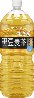 健康ミネラルむぎ茶 黒豆麦茶 PET 2L