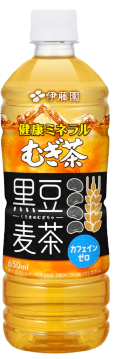 健康ミネラルむぎ茶 黒豆麦茶 PET 650ml