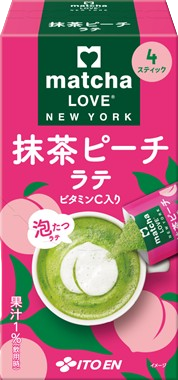 matcha LOVE NEW YORK 抹茶ピーチラテ スティック