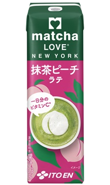 matcha LOVE NEW YORK 抹茶ピーチラテ