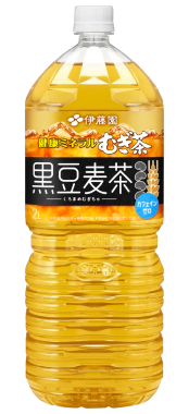 健康ミネラルむぎ茶 黒豆麦茶 PET 2L