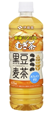 健康ﾐﾈﾗﾙむぎ茶 黒豆麦茶 PET 670ml