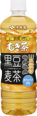 健康ﾐﾈﾗﾙむぎ茶 黒豆麦茶 PET 670ml