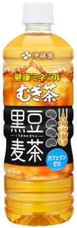 健康ミネラルむぎ茶 黒豆麦茶 PET 670ml