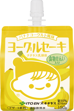 ヨーグルセーキ バナナヨーグルト風味 パウチ 150g