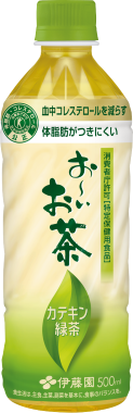 お～いお茶 カテキン緑茶 PET 500ml（自動販売機用）
