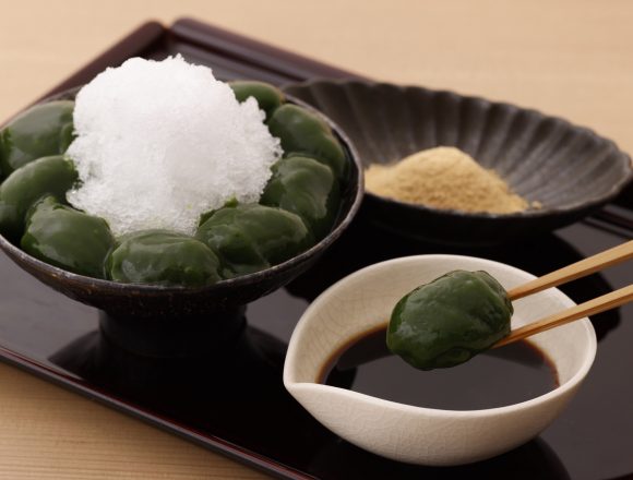 抹茶わらびもち