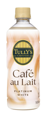 TULLY’S COFFEE PLATINUM WHITE Café au Lait PET 500ml