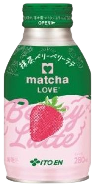 matcha LOVE 抹茶ベリーベリーラテ ボトル缶 280ml