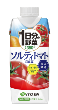 1日分の野菜 ソルティトマトmix キャップ付き紙パック 330ml